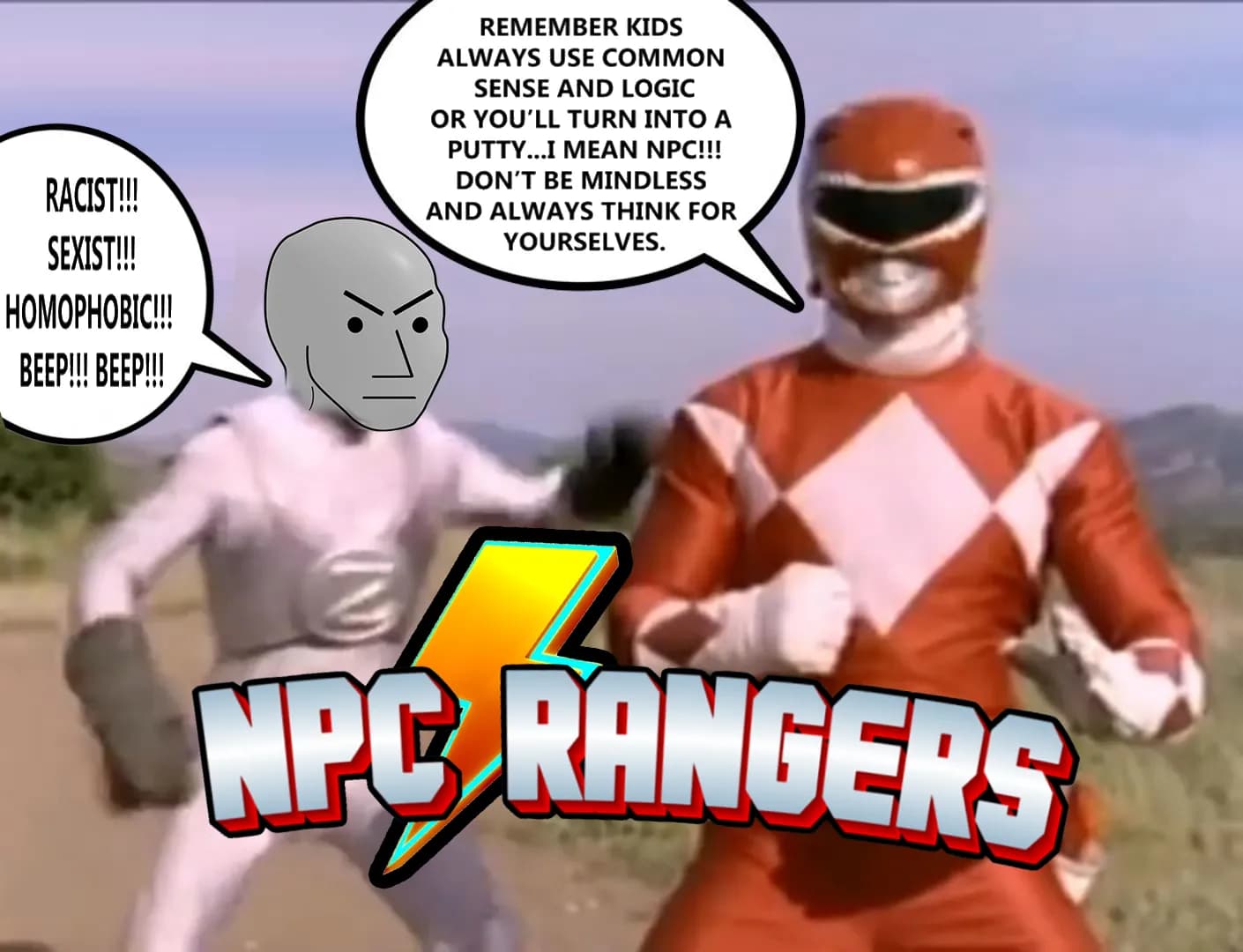 NPC Power Rangers Meme