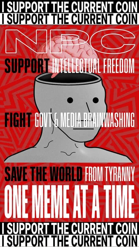 NPC iPhone Wallpaper Meme