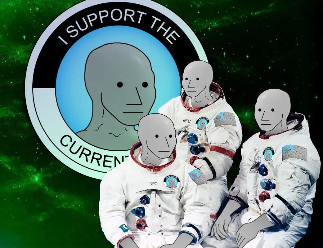 NPC Moon Meme