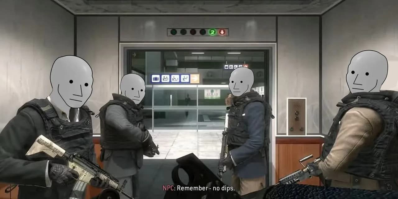 NPC No Dips Meme