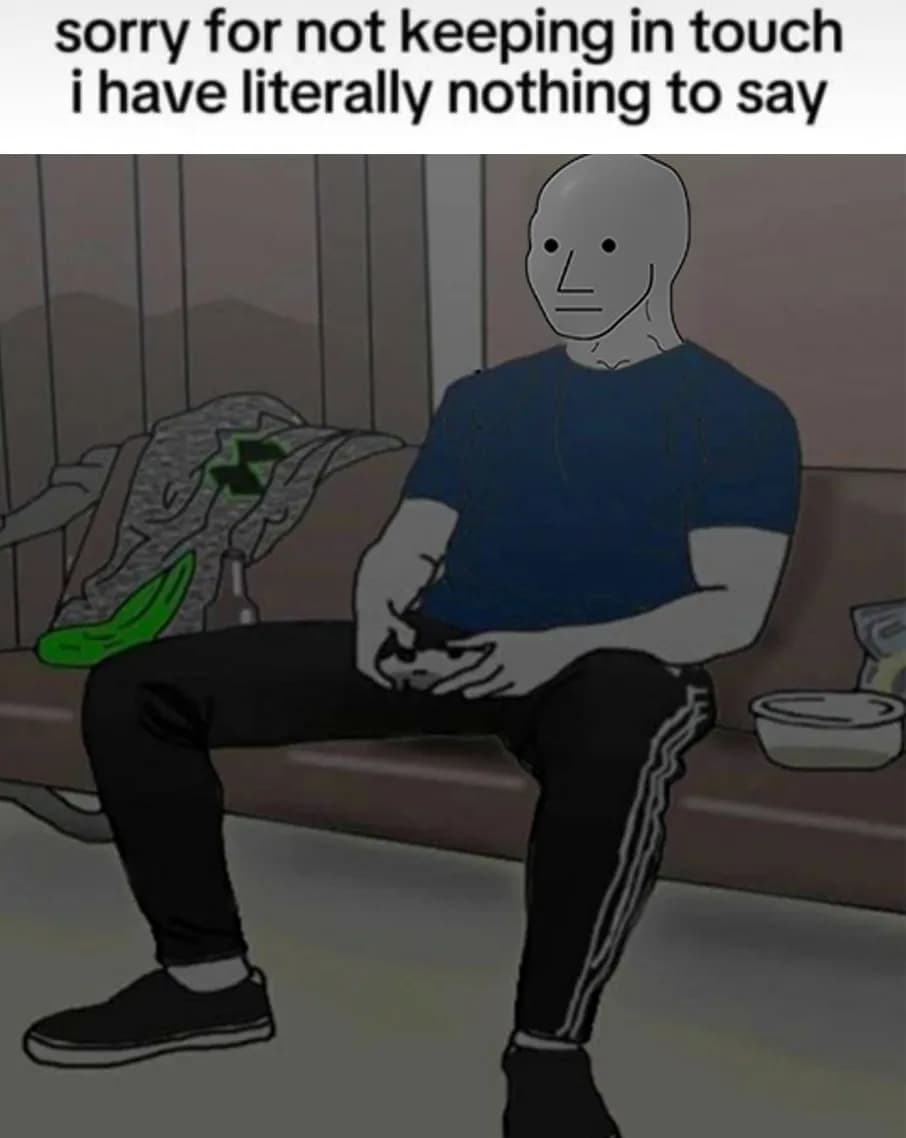 NPC Nothing To Say Meme