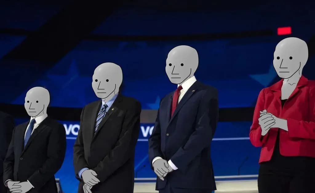 NPC Presidential Debate Meme