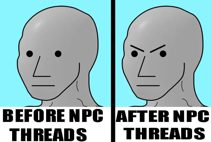 NPC Threads Meme