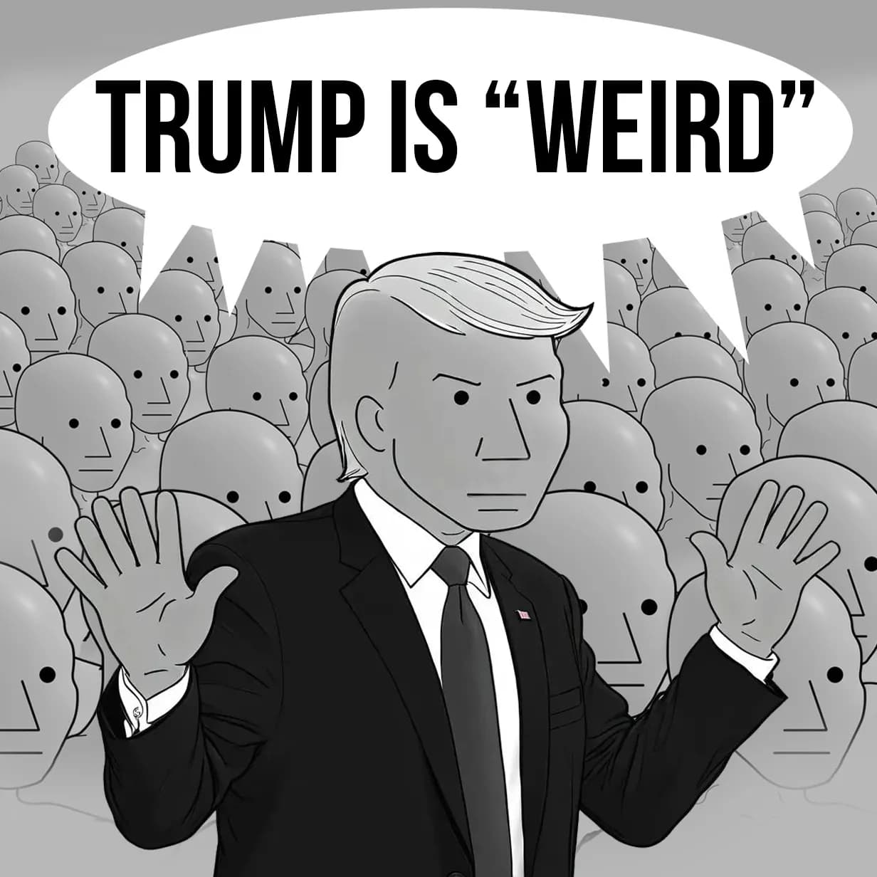 NPC Trump Weird Meme