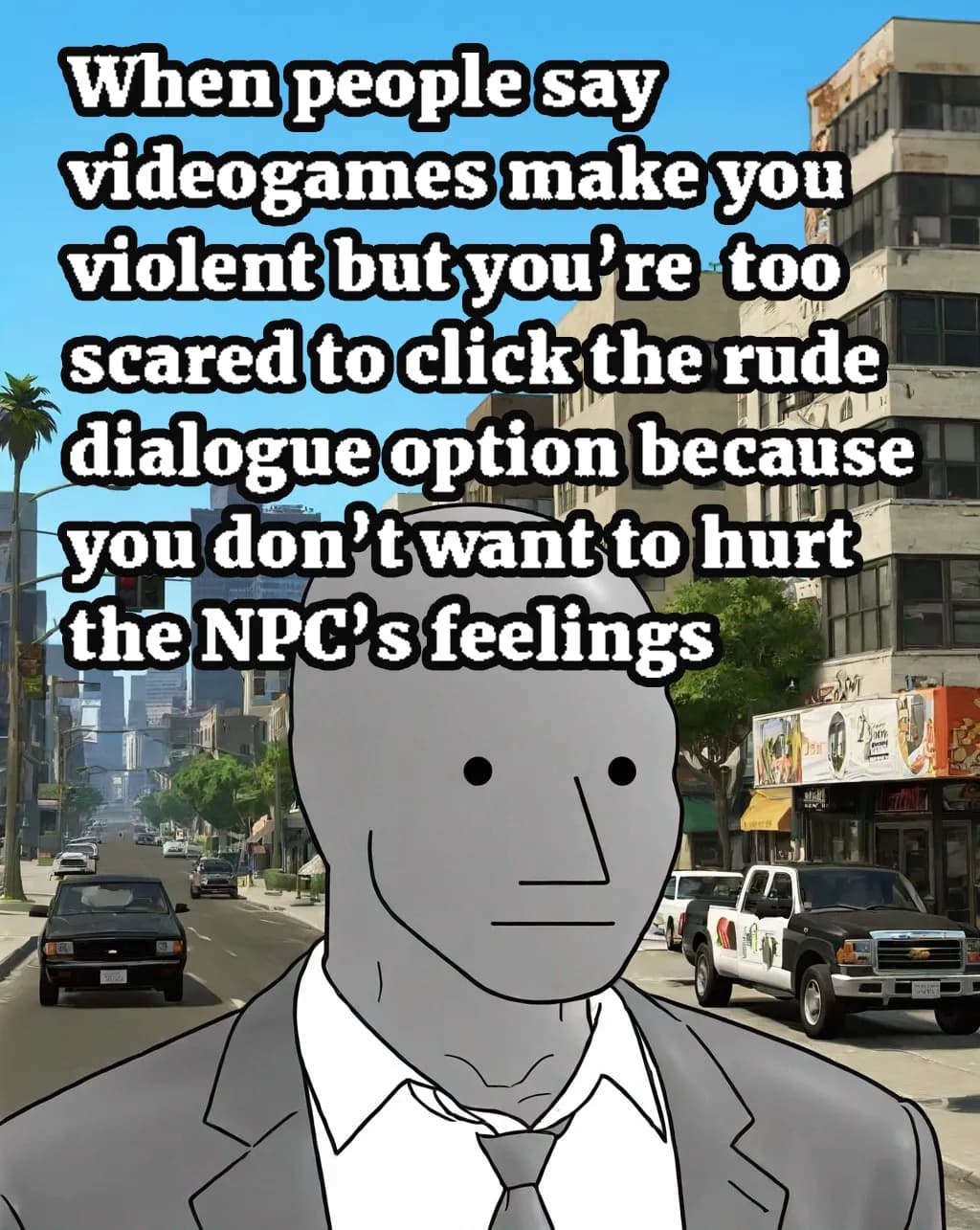 NPC Video Games Meme