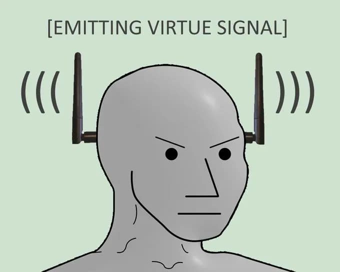 NPC Virtue Signal Meme