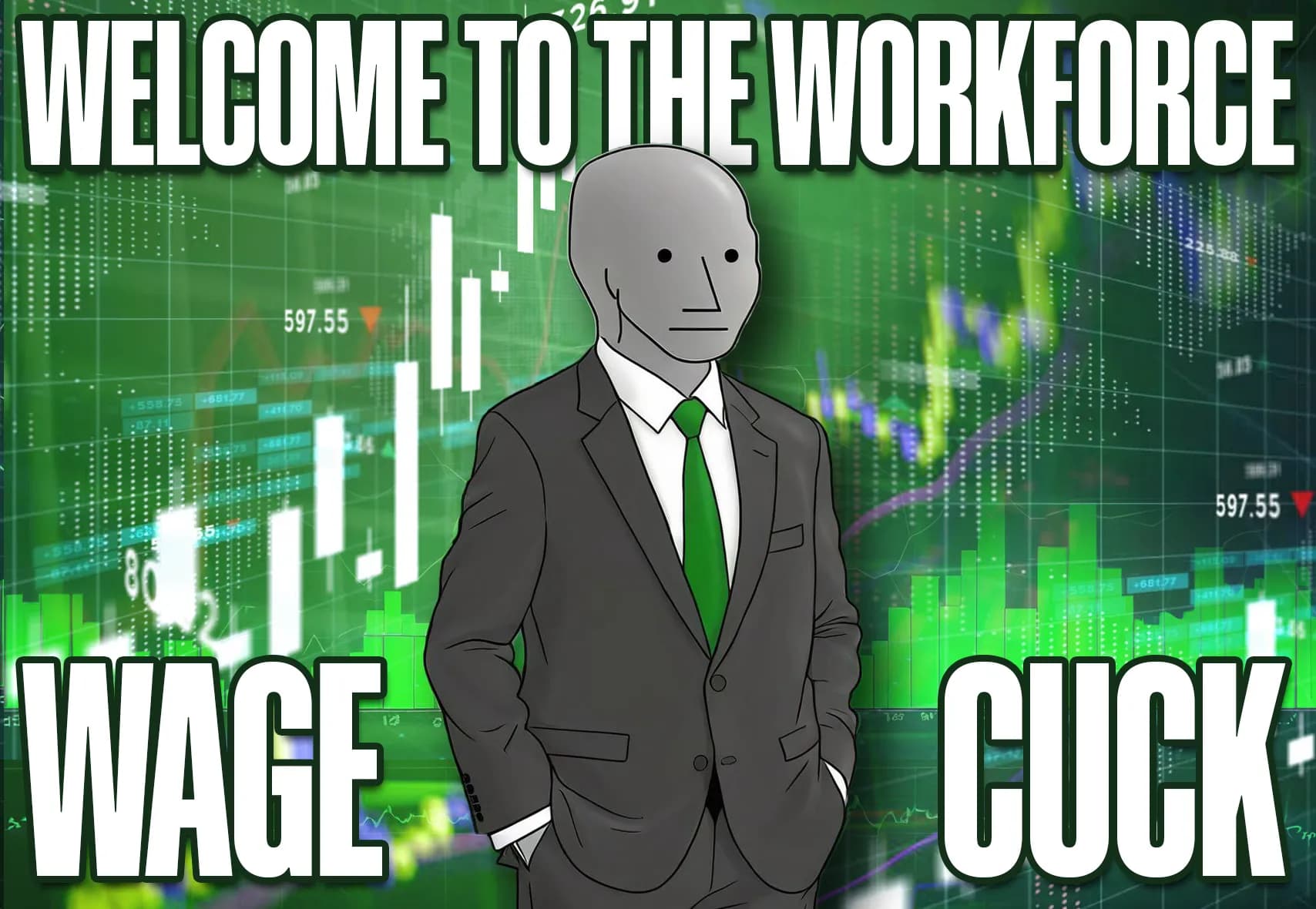 NPC Wage Cuck Meme